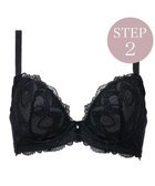【ブラデリス ニューヨーク/BRADELIS New York】の【BRADELIS New York/ 育乳補整ブラ・STEP2 寄せる】ベルステップ2ブラ25A1 谷間を作ってキープ ブラック|ID: prp329100004619421 ipo3291000000033128062