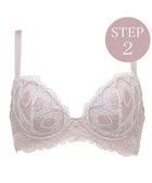 【ブラデリス ニューヨーク/BRADELIS New York】の【BRADELIS New York/ 育乳補整ブラ・STEP2 寄せる】ベルステップ2ブラ25A1 谷間を作ってキープ パールホワイト|ID: prp329100004619421 ipo3291000000033128064