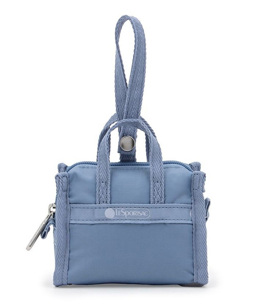 【レスポートサック/LeSportsac】のMICRO WEEKENDER CHARM/スレートブルー インテリア・キッズ・メンズ・レディースファッション・服の通販 founy(ファニー) 　ファッション　Fashion　レディースファッション　Fashion for Women　ミニ財布・二つ折り財布　Wallets & Card Cases　アクセサリー　Fashion Accessories　キーホルダー　Keychain, Key Holder　コイン　Coin, Coin Design　軽量　Lightweight, Ultra Light　シンプル　Simple, Minimal　財布　Wallet, Purse　チャーム　Charm, Pendant　プリント　Print, Printed Pattern　ボストン　Boston　ポーチ　Pouch, Small Case　無地　Plain, Solid Color　リップ　Lip, Lip Motif　ギフト プレゼント　Gift / Present　スレートブルー|ID: prp329100004619474 ipo3291000000033128285