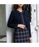 【エニィ スィス/any SiS】のフロントタックバイカラー ブラウス 人気、トレンドファッション・服の通販 founy(ファニー) ファッション Fashion レディースファッション Fashion for Women トップス・カットソー Cut & Sew Tops シャツ・ブラウス・オフィスカジュアル Elegant Blouses & Button-Ups ウォッシャブル Machine Washable ジョーゼット Georgette, Semi-Sheer Fabric スリット Slit, Slit Detail デニム Denim, Jeans Material 定番 Standard, Basic Item ボトム Bottoms, Lower Wear ワイド Wide, Wide Fit A/W・秋冬 Autumn/Winter おすすめ Recommended / Our Picks エレガント 上品 Elegant 新作・新入荷 New Arrivals / New In ビジネス 仕事 通勤 Business / Work / Commuting thumbnail ネイビー|ID: prp329100004619504 ipo3291000000035673702