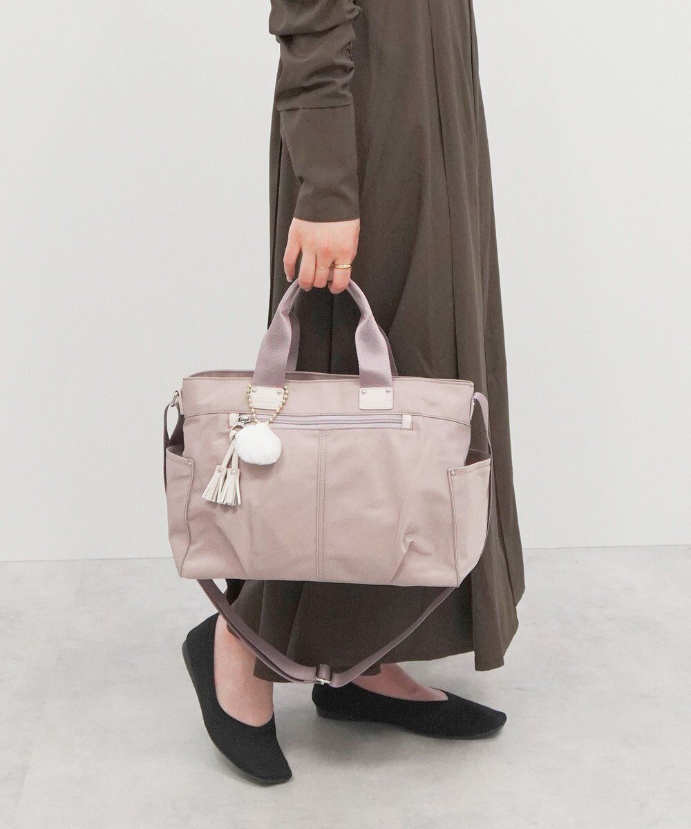 【エースバッグズアンドラゲッジ/ACE BAGS & LUGGAGE】のkanana project collection タッセル-e 2wayショルダーバッグ 68873 インテリア・キッズ・メンズ・レディースファッション・服の通販 founy(ファニー) 　ファッション　Fashion　レディースファッション　Fashion for Women　軽量　Lightweight, Ultra Light　セットアップ　Set-Up, Coordinated Outfit　タッセル　Tassel, Fringe　チャーム　Charm, Pendant　フェイクレザー　Faux Leather, PU Leather　フロント　Front, Front Design　ポケット　Pocket, Pocket Detail　モチーフ　Motif, Design Theme　リュック　Backpack, Rucksack　再入荷　Restock / Back in Stock　新作・新入荷　New Arrivals / New In　旅行　Travel　スーツケース キャリーケース　Suitcase / Carry Case　エレガント 上品　Elegant　ギフト プレゼント　Gift / Present　モーヴピンク|ID: prp329100004619531 ipo3291000000033128635