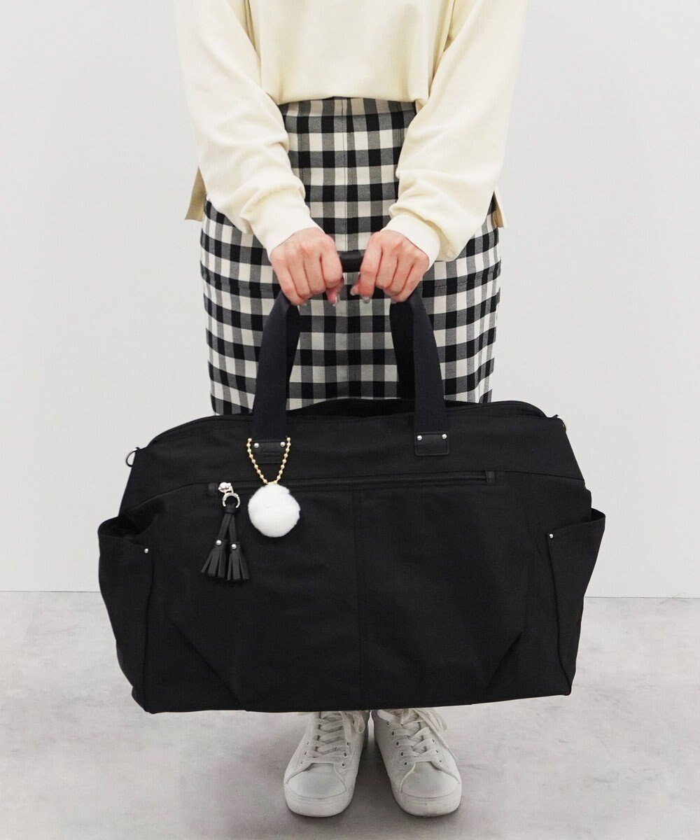 【エースバッグズアンドラゲッジ/ACE BAGS & LUGGAGE】のkanana project collection タッセル-e ボストンバッグ 68875 インテリア・キッズ・メンズ・レディースファッション・服の通販 founy(ファニー) 　ファッション　Fashion　レディースファッション　Fashion for Women　軽量　Lightweight, Ultra Light　ショルダー　Shoulder, Shoulder Strap　セットアップ　Set-Up, Coordinated Outfit　タッセル　Tassel, Fringe　チャーム　Charm, Pendant　フェイクレザー　Faux Leather, PU Leather　フロント　Front, Front Design　ボストンバッグ　Boston Bag, Retro Bag　ポケット　Pocket, Pocket Detail　モチーフ　Motif, Design Theme　リュック　Backpack, Rucksack　再入荷　Restock / Back in Stock　新作・新入荷　New Arrivals / New In　おすすめ　Recommended / Our Picks　旅行　Travel　スーツケース キャリーケース　Suitcase / Carry Case　エレガント 上品　Elegant　ギフト プレゼント　Gift / Present　ブラック|ID: prp329100004619535 ipo3291000000033128657