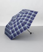 【アウロラ/AURORA】の【MACKINTOSH LONDON(マッキントッシュ ロンドン)】先染めチェック雨傘(折りたたみ傘) ネイビー|ID: prp329100004619556 ipo3291000000033521294