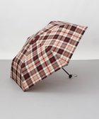 【アウロラ/AURORA】の【MACKINTOSH LONDON(マッキントッシュ ロンドン)】先染めチェック雨傘(折りたたみ傘) ブラウン|ID: prp329100004619556 ipo3291000000033521302