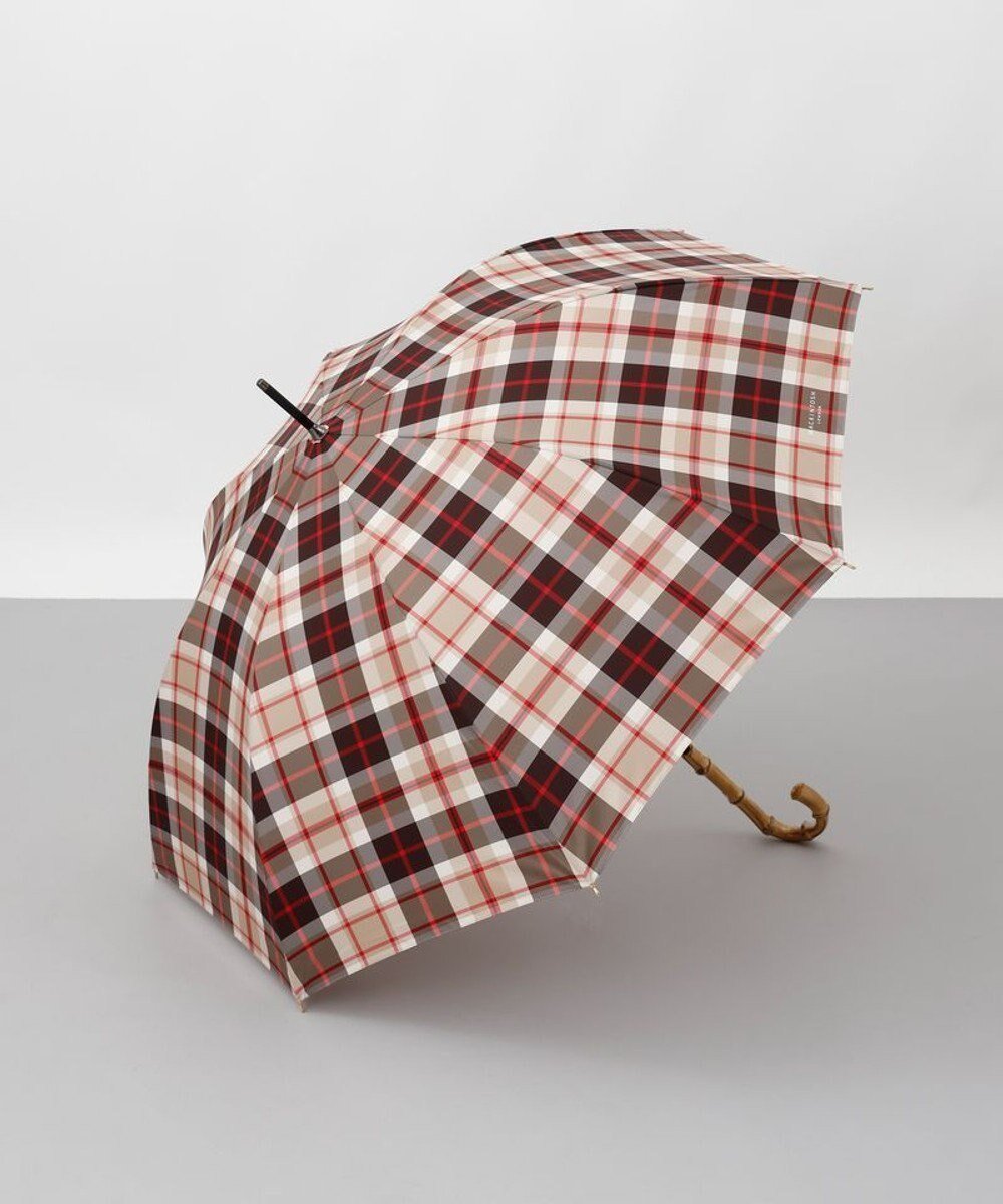 【アウロラ/AURORA】の【MACKINTOSH LONDON(マッキントッシュ ロンドン)】先染めチェック雨傘(長傘) インテリア・キッズ・メンズ・レディースファッション・服の通販 founy(ファニー) ファッション Fashion レディースファッション Fashion for Women レイングッズ・傘・晴雨兼用傘 Umbrellas & Rain Gear クラシカル Classical, Vintage-Inspired チェック Check, Plaid, Tartan ツイル Twist, Twisted Detail バンブー Bamboo, Bamboo Material ロンドン London Style, British Inspired 傘 Umbrella, Parasol ブラウン|ID: prp329100004619557 ipo3291000000034199607