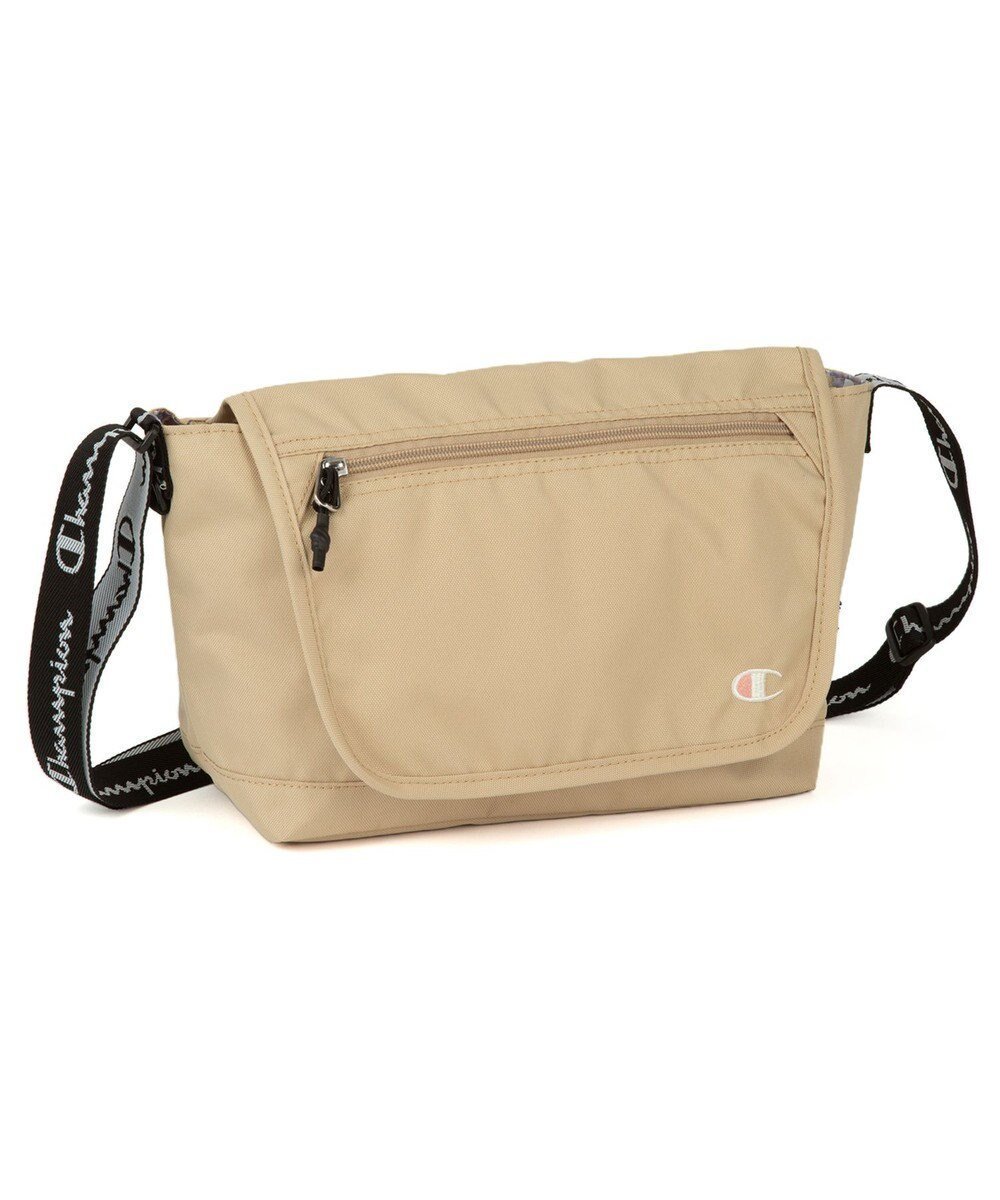 【エースバッグズアンドラゲッジ/ACE BAGS & LUGGAGE】のChampion エスター ショルダーバッグ 63883 チャンピオン インテリア・キッズ・メンズ・レディースファッション・服の通販 founy(ファニー) 　ファッション　Fashion　レディースファッション　Fashion for Women　シンプル　Simple, Minimal　スタイリッシュ　Stylish, Fashionable　ストライプ　Stripe, Striped Pattern　フロント　Front, Front Design　ベーシック　Basic, Essential　ポケット　Pocket, Pocket Detail　サンドベージュ|ID: prp329100004619647 ipo3291000000033659886