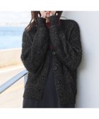 【ティアクラッセ/Tiaclasse】の【洗える】ふわふわ片畦ラメシャギーカーディガン ブラック|ID: prp329100004620042 ipo3291000000033553586
