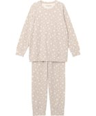 【ツモリチサト スリープ/tsumori chisato SLEEP】のツモリチサト パジャマ 長袖 長ズボン オーガニックコットンを使用 レディース UDX567 /ワコール 人気、トレンドファッション・服の通販 founy(ファニー) ファッション Fashion レディースファッション Fashion for Women トップス・カットソー Cut & Sew Tops スリーブ Sleeve, Long Sleeve / Short Sleeve 長袖 Long Sleeve, Full Sleeve パジャマ Pajamas, Sleepwear ボタニカル Botanical, Floral Pattern ボトム Bottoms, Lower Wear ミックス Mix, Mixed Style ロング Long, Long-Length thumbnail ベージュ|ID: prp329100004620301 ipo3291000000033206760