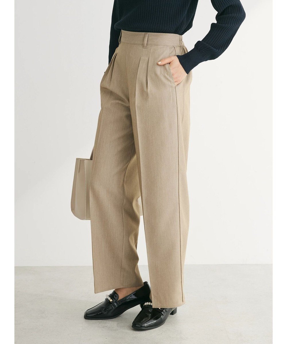 【グリーンパークス/Green Parks】のパイピングサイドラインワイドパンツ インテリア・キッズ・メンズ・レディースファッション・服の通販 founy(ファニー) 　ファッション　Fashion　レディースファッション　Fashion for Women　パンツ　Pants & Trousers　ポケット　Pocket, Pocket Detail　リラックス　Relax, Relaxed Fit　ワイド　Wide, Wide Fit　夏　Summer　春　Spring　S/S・春夏　SS, Spring/Summer, Warm Season　Beige|ID: prp329100004620360 ipo3291000000033555469