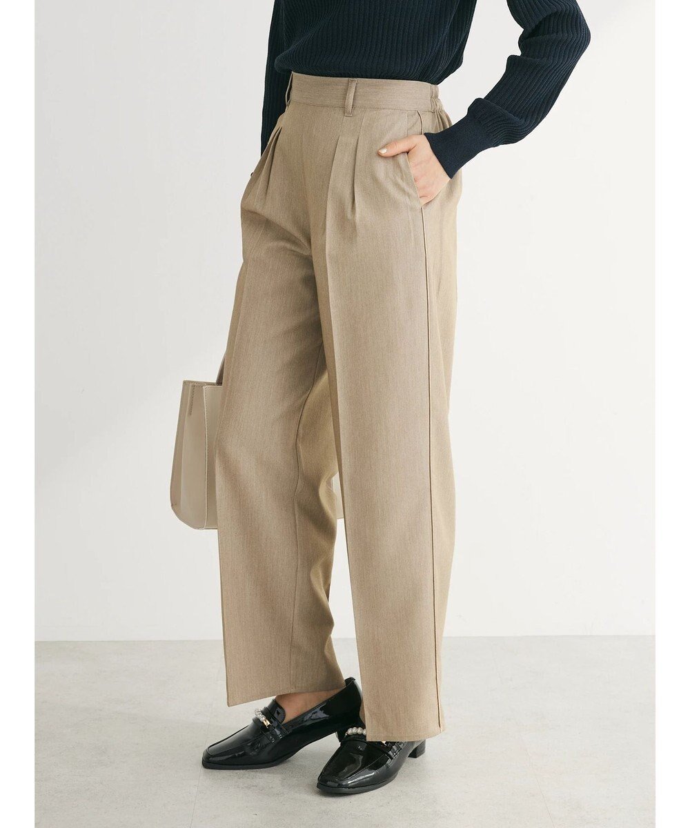 【グリーンパークス/Green Parks】のパイピングサイドラインワイドパンツ インテリア・キッズ・メンズ・レディースファッション・服の通販 founy(ファニー) 　ファッション　Fashion　レディースファッション　Fashion for Women　パンツ　Pants & Trousers　ポケット　Pocket, Pocket Detail　リラックス　Relax, Relaxed Fit　ワイド　Wide, Wide Fit　夏　Summer　春　Spring　S/S・春夏　SS, Spring/Summer, Warm Season　Beige|ID: prp329100004620360 ipo3291000000034285238