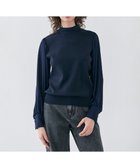 【ベイジ,/BEIGE,】の【洗える・Precious3月号掲載】PROTEA / 異素材バックタイディティールニット Navy|ID: prp329100004620382 ipo3291000000033351093