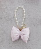 【メゾンドフルール/Maison de FLEUR】のリボンレオパードパールストラップ Light Pink|ID: prp329100004620409 ipo3291000000033143549