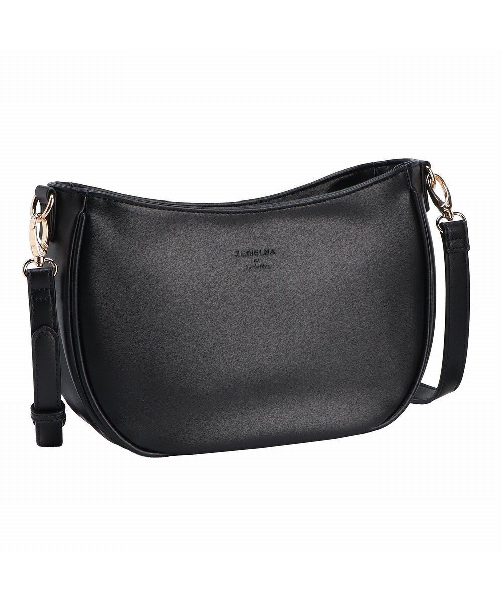 【エースバッグズアンドラゲッジ/ACE BAGS & LUGGAGE】のJEWELNA by Jewelna Rose ムーンショルダーバッグ 16282 ジュエルナローズ インテリア・キッズ・メンズ・レディースファッション・服の通販 founy(ファニー) 　ファッション　Fashion　レディースファッション　Fashion for Women　コンパクト　Compact, Small Size　ショルダー　Shoulder, Shoulder Strap　シンプル　Simple, Minimal　トレンド　Trend, Trending Now　ベーシック　Basic, Essential　ポケット　Pocket, Pocket Detail　ポーチ　Pouch, Small Case　ラウンド　Round, Round Neck　リュック　Backpack, Rucksack　再入荷　Restock / Back in Stock　旅行　Travel　スーツケース キャリーケース　Suitcase / Carry Case　ギフト プレゼント　Gift / Present　ブラック|ID: prp329100004620415 ipo3291000000033143609
