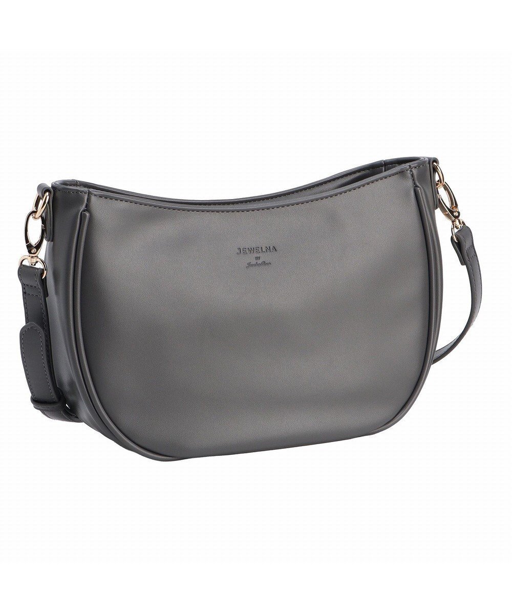 【エースバッグズアンドラゲッジ/ACE BAGS & LUGGAGE】のJEWELNA by Jewelna Rose ムーンショルダーバッグ 16282 ジュエルナローズ インテリア・キッズ・メンズ・レディースファッション・服の通販 founy(ファニー) 　ファッション　Fashion　レディースファッション　Fashion for Women　コンパクト　Compact, Small Size　ショルダー　Shoulder, Shoulder Strap　シンプル　Simple, Minimal　トレンド　Trend, Trending Now　ベーシック　Basic, Essential　ポケット　Pocket, Pocket Detail　ポーチ　Pouch, Small Case　ラウンド　Round, Round Neck　リュック　Backpack, Rucksack　再入荷　Restock / Back in Stock　旅行　Travel　スーツケース キャリーケース　Suitcase / Carry Case　ギフト プレゼント　Gift / Present　ダークグレー|ID: prp329100004620415 ipo3291000000033143614