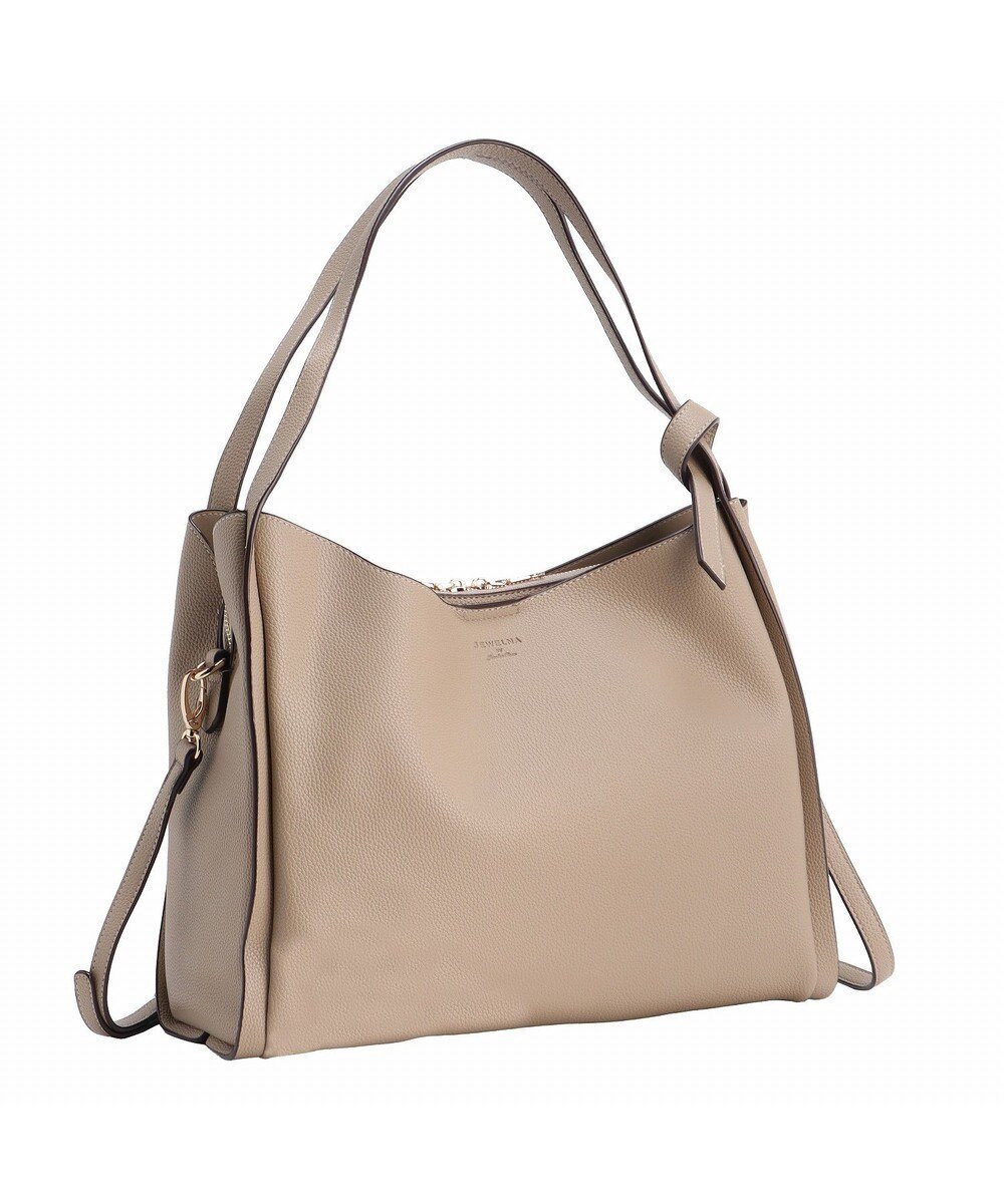 【エースバッグズアンドラゲッジ/ACE BAGS & LUGGAGE】のJEWELNA by Jewelna Rose アオリトートバッグ A4 16285 ジュエルナローズ インテリア・キッズ・メンズ・レディースファッション・服の通販 founy(ファニー) 　ファッション　Fashion　レディースファッション　Fashion for Women　バッグ　Bags　ショルダー　Shoulder, Shoulder Strap　財布　Wallet, Purse　フェイクレザー　Faux Leather, PU Leather　マグネット　Magnet, Magnetic Closure　リュック　Backpack, Rucksack　再入荷　Restock / Back in Stock　スーツケース キャリーケース　Suitcase / Carry Case　ベージュ|ID: prp329100004620426 ipo3291000000035520818