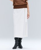 【ベイジ,/BEIGE,】の【セットアップ対応・洗える】ZEPHYR / ウールライクアシンメトリープリーツスカート Ecru|ID: prp329100004620456 ipo3291000000033143958