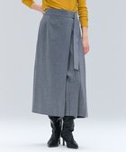 【ベイジ,/BEIGE,】の【セットアップ対応・洗える】ZEPHYR / ウールライクアシンメトリープリーツスカート Top Gray|ID: prp329100004620456 ipo3291000000033143961