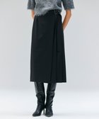 【ベイジ,/BEIGE,】の【セットアップ対応・洗える】ZEPHYR / ウールライクアシンメトリープリーツスカート Black|ID: prp329100004620456 ipo3291000000033143964
