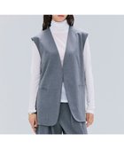 【ベイジ,/BEIGE,】の【セットアップ対応】ZEPHYR / ウールライクノーカラージレ Top Gray|ID: prp329100004620459 ipo3291000000033143983