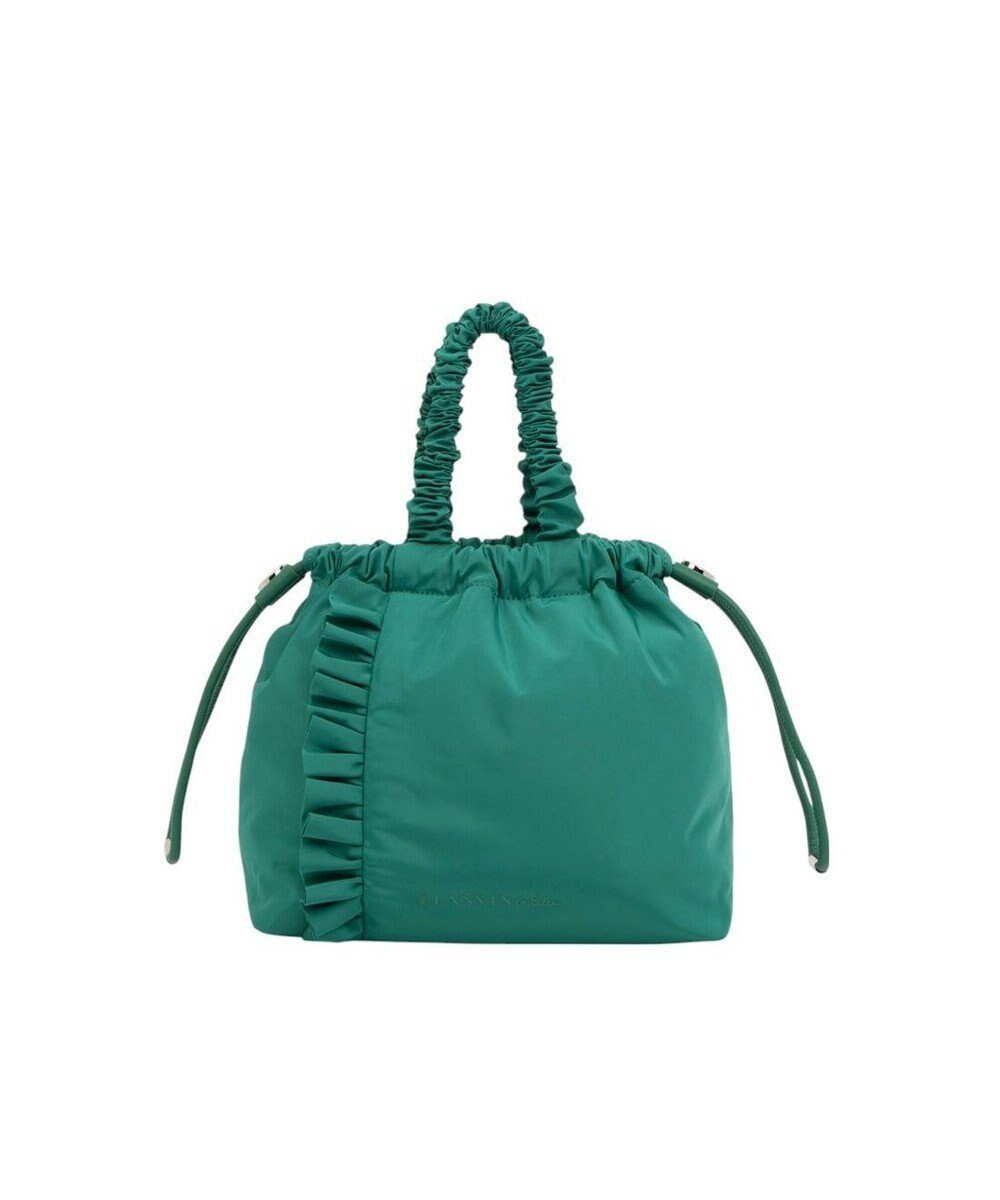 【ランバン オン ブルー/LANVIN en Bleu】のマイル マルチショルダーバッグ インテリア・キッズ・メンズ・レディースファッション・服の通販 founy(ファニー) 　ファッション　Fashion　レディースファッション　Fashion for Women　バッグ　Bags　新作・新入荷　New Arrivals / New In　アシンメトリー　Asymmetrical Style　スマホショルダーバッグ　Smartphone Shoulder Bag　フリル　Frill, Ruffle　プレート　Plate, Dish　旅行　Travel　グリーン|ID: prp329100004620461 ipo3291000000033144006