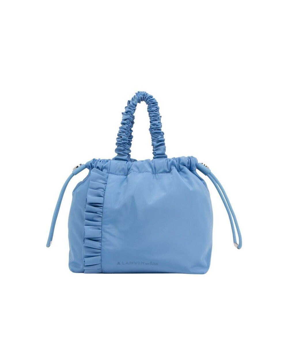 【ランバン オン ブルー/LANVIN en Bleu】のマイル マルチショルダーバッグ インテリア・キッズ・メンズ・レディースファッション・服の通販 founy(ファニー) 　ファッション　Fashion　レディースファッション　Fashion for Women　バッグ　Bags　新作・新入荷　New Arrivals / New In　アシンメトリー　Asymmetrical Style　スマホショルダーバッグ　Smartphone Shoulder Bag　フリル　Frill, Ruffle　プレート　Plate, Dish　旅行　Travel　ライトブルー|ID: prp329100004620461 ipo3291000000033144007