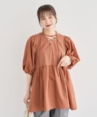 【グリーンパークス/Green Parks】の・ELENCARE DUE 2wayボリュームチュニック Brown|ID: prp329100004620497 ipo3291000000033348233