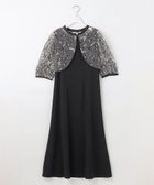 【エニィ スィス/any SiS】の【LilyCalin】ラインフラワーボレロ × ドレス ブラック|ID: prp329100004620509 ipo3291000000033144627