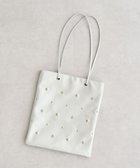 【グリーンパークス/Green Parks】のandmikka.スタッズ付A4トートバッグ 人気、トレンドファッション・服の通販 founy(ファニー) ファッション Fashion レディースファッション Fashion for Women バッグ Bags おすすめ Recommended / Our Picks スクエア Square, Square Shape スタイリッシュ Stylish, Fashionable スタッズ Studs, Metal Accents フェイクレザー Faux Leather, PU Leather フォルム Silhouette, Form エレガント 上品 Elegant ビジネス 仕事 通勤 Business / Work / Commuting thumbnail Silver|ID: prp329100004620573 ipo3291000000033145143