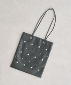 【グリーンパークス/Green Parks】のandmikka.スタッズ付A4トートバッグ 人気、トレンドファッション・服の通販 founy(ファニー) ファッション Fashion レディースファッション Fashion for Women バッグ Bags おすすめ Recommended / Our Picks スクエア Square, Square Shape スタイリッシュ Stylish, Fashionable スタッズ Studs, Metal Accents フェイクレザー Faux Leather, PU Leather フォルム Silhouette, Form エレガント 上品 Elegant ビジネス 仕事 通勤 Business / Work / Commuting thumbnail Black|ID: prp329100004620573 ipo3291000000033145145