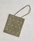 【グリーンパークス/Green Parks】のandmikka.スタッズ付A4トートバッグ 人気、トレンドファッション・服の通販 founy(ファニー) ファッション Fashion レディースファッション Fashion for Women バッグ Bags おすすめ Recommended / Our Picks スクエア Square, Square Shape スタイリッシュ Stylish, Fashionable スタッズ Studs, Metal Accents フェイクレザー Faux Leather, PU Leather フォルム Silhouette, Form エレガント 上品 Elegant ビジネス 仕事 通勤 Business / Work / Commuting thumbnail Khaki|ID: prp329100004620573 ipo3291000000033145154