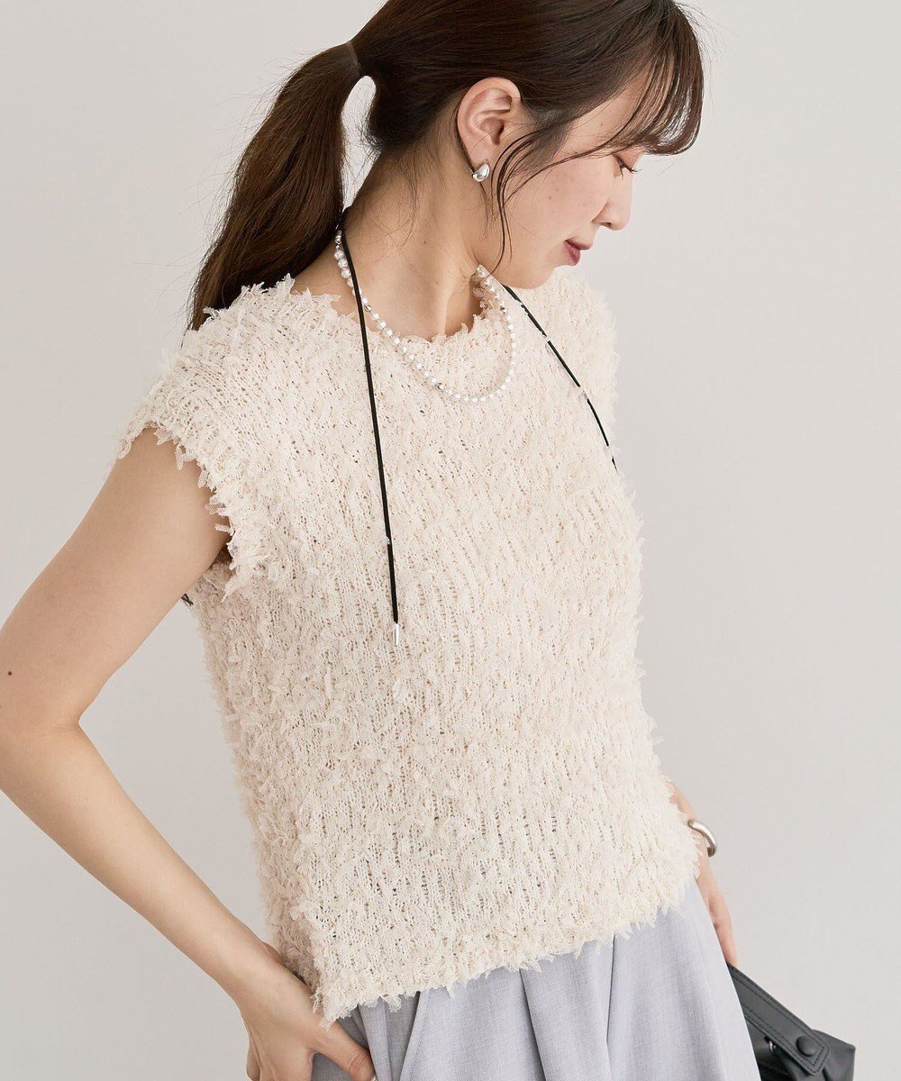 【グリーンパークス/Green Parks】の・swing by チュールヤーンプルオーバー 人気、トレンドファッション・服の通販 founy(ファニー) ファッション Fashion レディースファッション Fashion for Women トップス・カットソー Cut & Sew Tops ニット Knit Tops & Sweaters カジュアルプルオーバー・ニットトップス Pullovers & Knit Tops / Casual Pullovers おすすめ Recommended / Our Picks セーター Sweater, Knitwear ボトム Bottoms, Lower Wear ポケット Pocket, Pocket Detail 秋 Autumn A/W・秋冬 Autumn/Winter other-1|ID: prp329100004620580 ipo3291000000033145239