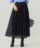 【自由区/JIYU-KU】の【洗える】シアー スカート ネイビー|ID: prp329100004620585 ipo3291000000033145344
