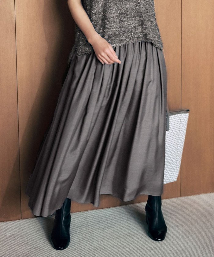 【自由区/JIYU-KU】のシアー スカート インテリア・キッズ・メンズ・レディースファッション・服の通販 founy(ファニー) https://founy.com/ ファッション Fashion レディースファッション Fashion for Women スカート Skirts シアー Sheer, See-Through ドレープ Drape, Draping Fabric プリーツ Pleats, Pleated A/W・秋冬 Autumn/Winter |ID: prp329100004620585 ipo3291000000033644538