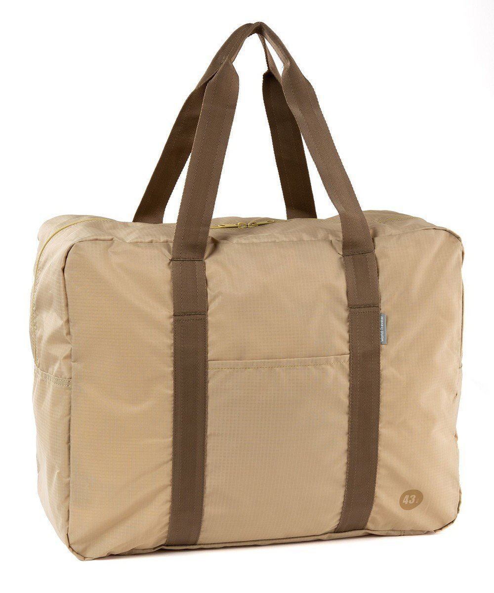 【エースバッグズアンドラゲッジ/ACE BAGS & LUGGAGE】のWorld Traveler タイヴァス ボストンバッグ 折りたたみ可能 43L 折りたたみ可能 セットアップ可能 ポーチ付き ワールドトラベラー アルコ 旅行 お出かけ 63713 インテリア・キッズ・メンズ・レディースファッション・服の通販 founy(ファニー) 　ファッション　Fashion　レディースファッション　Fashion for Women　セットアップ　Matching Sets　ポーチ&ミニバッグ　Pouches & Mini Bags　スポーツウェア　Functional & Stylish Sportswear　スポーツバッグ・ジム用ポーチ・バックパック　Gym Bag / Sports Backpack / Pouch for Training　フィットネス用品・トレーニングアクセサリー　Fitness Accessories / Sports Gear / Exercise Equipment　スポーツ　Sports, Activewear　スーツケース キャリーケース　Suitcase / Carry Case　セットアップ　Set-Up, Coordinated Outfit　トラベル　Travel, Travel Gear　ボストンバッグ　Boston Bag, Retro Bag　ポケット　Pocket, Pocket Detail　ポーチ　Pouch, Small Case　再入荷　Restock / Back in Stock　旅行　Travel　グレージュ|ID: prp329100004621433 ipo3291000000033157290