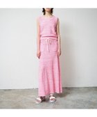 【グレース コンチネンタル/GRACE CONTINENTAL】のネップツイードニットスカート ピンク|ID: prp329100004621436 ipo3291000000034275824