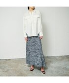 【グレース コンチネンタル/GRACE CONTINENTAL】のネップツイードニットスカート ブラック|ID: prp329100004621436 ipo3291000000034275827