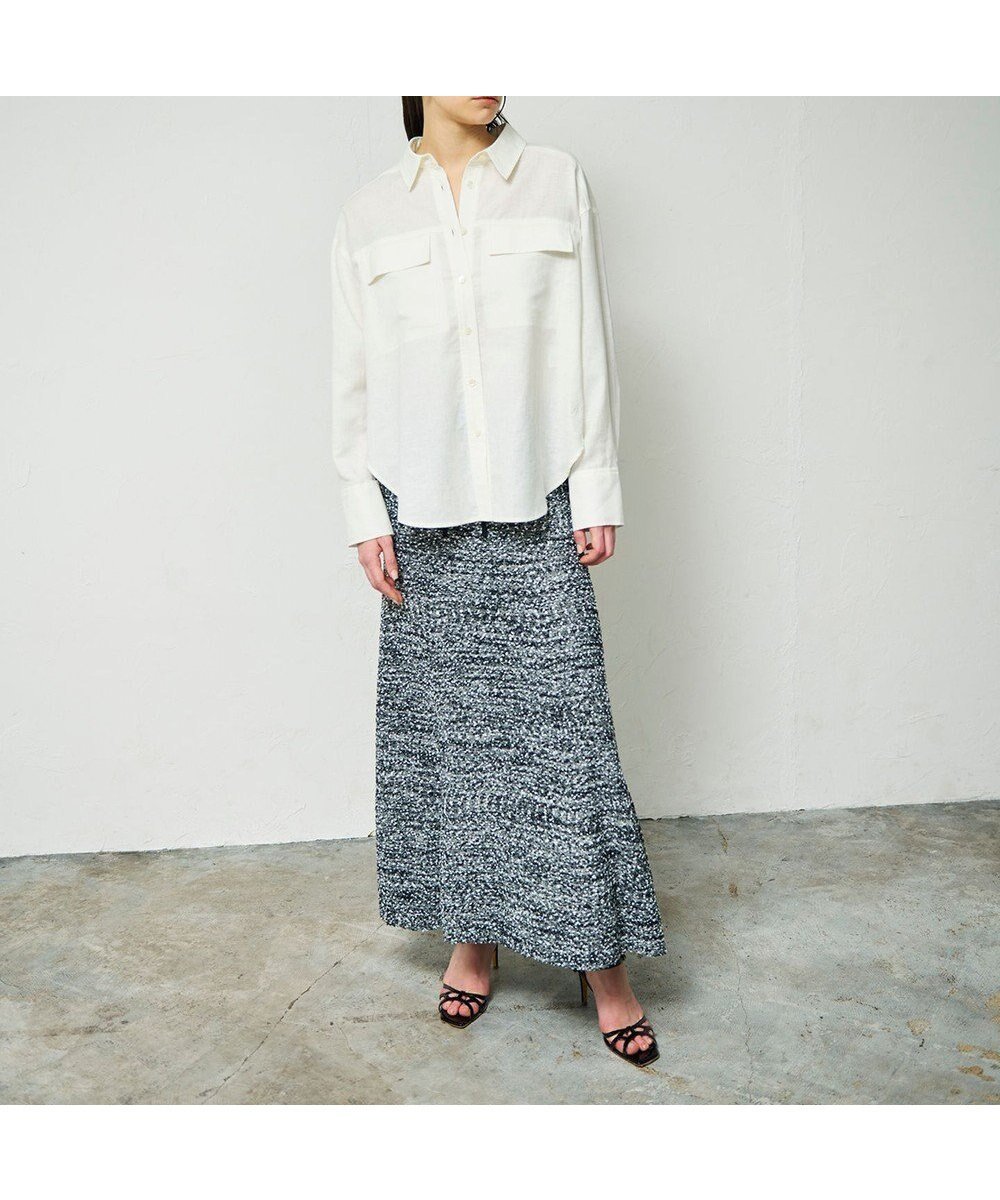 【グレース コンチネンタル/GRACE CONTINENTAL】のネップツイードニットスカート インテリア・キッズ・メンズ・レディースファッション・服の通販 founy(ファニー) ファッション Fashion レディースファッション Fashion for Women スカート Skirts セットアップ Set-Up, Coordinated Outfit ツイード Twill, Twill Weave ドレス Dress, One-Piece ネップ Nepp, Slub Yarn フレア Flare, Flared マキシ Maxi, Full Length ヴィンテージ Vintage Style 夏 Summer 春 Spring S/S・春夏 SS, Spring/Summer, Warm Season ブラック|ID: prp329100004621436 ipo3291000000034275827