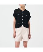 【グレース コンチネンタル/GRACE CONTINENTAL】のショートニットベスト ブラック|ID: prp329100004621447 ipo3291000000033659019