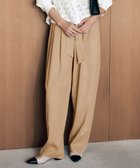 【自由区/JIYU-KU】の【洗える】セルロースコットンチノコクーンシルエット パンツ ベージュ|ID: prp329100004621570 ipo3291000000033540168