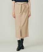 【自由区/JIYU-KU】の【洗える】セルロースコットンチノ スカート ベージュ|ID: prp329100004621571 ipo3291000000033160240