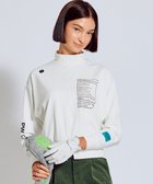 【ピーダブリュサーキュラス/PW CIRCULUS】の【吸水速乾 / UV遮蔽率99.5% UVカット / ストレッチ】【WOMEN】ドルマンスリーブモックネックT ゴルフウェア レディース 人気、トレンドファッション・服の通販 founy(ファニー) ファッション Fashion レディースファッション Fashion for Women トップス・カットソー Cut & Sew Tops シャツ・ブラウス・オフィスカジュアル Elegant Blouses & Button-Ups ロングTシャツ・Tシャツ Longline T-Shirts & Tees カットソー・ベーシックTシャツ Cut-and-Sewn Tops / Stretch Tees & Basics インナー Innerwear 春 Spring 秋 Autumn カットソー Cut and Sewn Top 吸水 Absorbent, Quick-Dry ショーツ Shorts, Short Pants ストレッチ Stretch, Stretchy Fabric スポーティ Sporty, Casual Athletic スリット Slit, Slit Detail センター Center, Center Line 人気 Popular, Best Seller プリント Print, Printed Pattern ボトム Bottoms, Lower Wear A/W・秋冬 Autumn/Winter 夏 Summer ゴルフ Golf 2025年 2025 2025-2026秋冬・A/W Autumn/Winter 2025–26 AW25–26 thumbnail ホワイト系|ID: prp329100004621579 ipo3291000000033240576