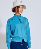 【ピーダブリュサーキュラス/PW CIRCULUS】の【吸水速乾 / UV遮蔽率99.5% UVカット / ストレッチ】【WOMEN】ドルマンスリーブモックネックT ゴルフウェア レディース 人気、トレンドファッション・服の通販 founy(ファニー) ファッション Fashion レディースファッション Fashion for Women トップス・カットソー Cut & Sew Tops シャツ・ブラウス・オフィスカジュアル Elegant Blouses & Button-Ups ロングTシャツ・Tシャツ Longline T-Shirts & Tees カットソー・ベーシックTシャツ Cut-and-Sewn Tops / Stretch Tees & Basics インナー Innerwear 春 Spring 秋 Autumn カットソー Cut and Sewn Top 吸水 Absorbent, Quick-Dry ショーツ Shorts, Short Pants ストレッチ Stretch, Stretchy Fabric スポーティ Sporty, Casual Athletic スリット Slit, Slit Detail センター Center, Center Line 人気 Popular, Best Seller プリント Print, Printed Pattern ボトム Bottoms, Lower Wear A/W・秋冬 Autumn/Winter 夏 Summer ゴルフ Golf 2025年 2025 2025-2026秋冬・A/W Autumn/Winter 2025–26 AW25–26 thumbnail スカイブルー系|ID: prp329100004621579 ipo3291000000033240580