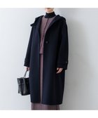 【23区/NIJYUSANKU】の【~8/17まで受注生産/受注限定カラー】MANTECOPureリバー フード ロングコート ネイビー系|ID:prp329100004621636