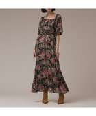 【グレース コンチネンタル/GRACE CONTINENTAL】のヴィンテージフラワープリントワンピース ブラック|ID: prp329100004621670 ipo3291000000033161007