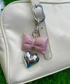 【ウィゴー/WEGO】のクッションリボンハートキーホルダー ピンク|ID: prp329100004621671 ipo3291000000033161023