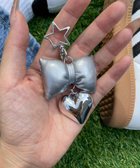 【ウィゴー/WEGO】のクッションリボンハートキーホルダー シルバー|ID: prp329100004621671 ipo3291000000033161024
