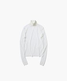 【エイトン/ATON】のTENCEL SILK CIRCULER RIB タートルネックセーター 人気、トレンドファッション・服の通販 founy(ファニー) ファッション Fashion レディースファッション Fashion for Women トップス・カットソー Cut & Sew Tops ニット Knit Tops & Sweaters タートルネック・ハイネックトップス Turtlenecks & High-Neck Tops インナー Innerwear カットソー Cut and Sewn Top シルク Silk, 100% Silk セーター Sweater, Knitwear タートルネック Turtleneck, High Neck ベーシック Basic, Essential ボトム Bottoms, Lower Wear A/W・秋冬 Autumn/Winter thumbnail WHITE|ID: prp329100004621674 ipo3291000000033161055