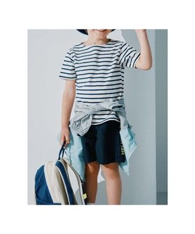 【ヘリーハンセン/HELLY HANSEN / KIDS】の【キッズ・速乾・UVカット・抗菌防臭・記名ラベル付】ショートスリーブ HH マリンボーダーティー 人気、トレンドファッション・服の通販 founy(ファニー) ファッション Fashion キッズファッション Fashion for Kids トップス・カットソー Cut & Sew Tops 春 Spring カットソー Cut and Sewn Top 抗菌 Antibacterial, Bacteria-Resistant ショート Short, Short Length スリーブ Sleeve, Long Sleeve / Short Sleeve 定番 Standard, Basic Item バスク Basque, Basque Style S/S・春夏 SS, Spring/Summer, Warm Season 夏 Summer |ID:prp329100004622219