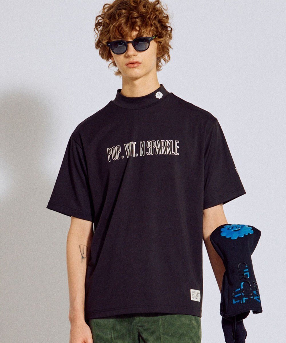 【ピーダブリュサーキュラス/PW CIRCULUS / MEN】の【吸水速乾 / UV遮蔽率99.5% UVカット / ストレッチ】【MEN】アニマルグラフィックモックT ゴルフ インテリア・キッズ・メンズ・レディースファッション・服の通販 founy(ファニー) 　ファッション　Fashion　メンズファッション　Fashion for Men　トップス・カットソー　Cut & Sew Tops　メンズシャツ　Shirts　イラスト　Illustration　インナー　Innerwear　春　Spring　秋　Autumn　カットソー　Cut and Sewn Top　グラデーション　Gradient, Ombre　グラフィック　Graphic, Graphic Design　吸水　Absorbent, Quick-Dry　ストレッチ　Stretch, Stretchy Fabric　人気　Popular, Best Seller　猫　Cat, Kitty　プリント　Print, Printed Pattern　ベーシック　Basic, Essential　A/W・秋冬　Autumn/Winter　夏　Summer　ゴルフ　Golf　2025年　2025　2025-2026秋冬・A/W　Autumn/Winter 2025–26 AW25–26　ブラック系|ID: prp329100004622228 ipo3291000000033240436