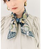 【ムーンバット/MOONBAT】のSWASH LONDON 大判シルクツイルスカーフ Trifle 68×68cm 日本製 ダークグリーン|ID: prp329100004622249 ipo3291000000033678142